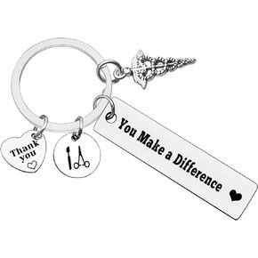 Xiahuyu Surgical Tech Gifts for Women Men Surgical Technologist Gifts Keychain Thank You Gifts for Surgical Nurse Doctor