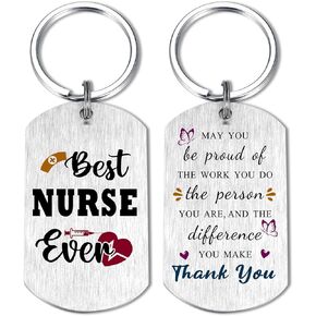 Nurse Gifts for Women Men - Perfect Nurse Week Gifts Nurse Practitioner Nurse Appreciation Gifts Nursing Graduation Keychain