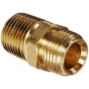 Dixon Valve BSM44 Brass Fitting, Connector, 1/2" NPTF Male x 1/2" NPSM Male