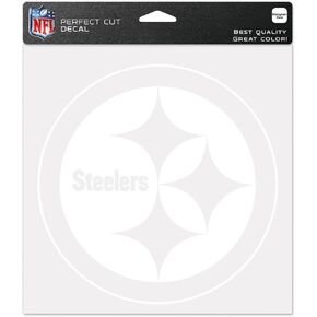 Wincraft NFL Pittsburgh Steelers WCR25650014 Perfect Cut Decals, 8" x 8"
