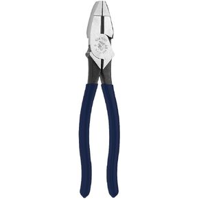 Klein Tools D213-8NE Pliers, 8-Inch Side Cutters, High Leverage Lineman's Pliers Cut Copper, Aluminum and other Soft Metals
