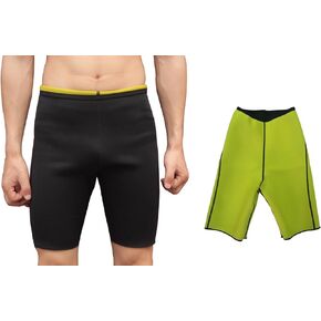 Valentina Mens Hot Body Shaper Shorts Workout Sweat Sauna Pants for Weight Loss