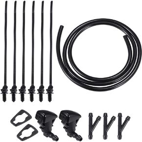 uxcell 1 Set Windshield Washer Water Nozzle Spray No.8538104030 for Toyota Tacoma Base Pre Runner S-Runner 2001-2004