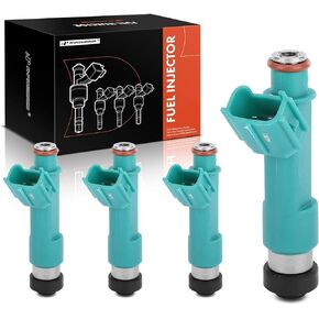 A-Premium 4 Pcs Fuel Injectors 12 Holes Compatible with Toyota Camry 2004-2009, RAV4 2004-2008, Corolla 2009-2013, Highlander 2004-2007, Matrix 2009-2013 & Scion tC 2005-2010, xB 2008-2015, L4 2.4L