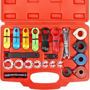 Master Quick Disconnect Tools 22PCS Kit for Automotive AC Line Fuel Hose and Transmission Oil Cooler Tube to Repair Fuel Pump Fuel Filter, Compatible with GM Ford Dodge Mazda and Chrysler
