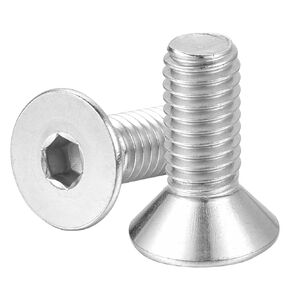 M10-1.5 × 20MM DIN7991 of 304 Stainless Steel Countersunk Screw Bolt Fully Thread Flat Head Socket Cap Screws Metric 10PCS