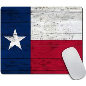 Texas State Flag Mousepad Non-Slip Rubber Gaming Mouse Pad Rectangle Mouse Pads for Computers Laptop 9.5 X 7.9 Inch (240mmX200mmX3mm)