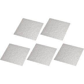 uxcell Microwave Oven Waveguide Cover Mica Plate Sheet Insulation Rectangle Board Repairing Kit 4.7 x 6 Inch 5pcs