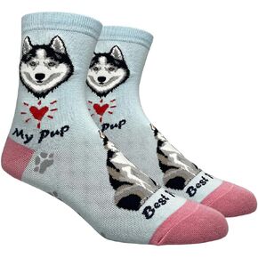 Women's My Pup Theme Novelty Dog Socks