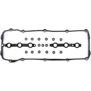 Engine Gasket Set for BMW 325Ci 330xi Z4 2002-2006 Valve Cover Gasket Kit with 15 Grommet Seals VS50448
