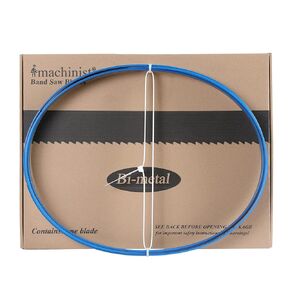 Imachinist S13511014 135" x 1" x 10/14TPI Bi-Metal Band Saw Blades for Cutting Metal Variable Teeth