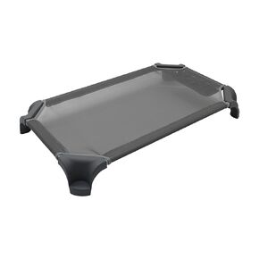 Factory Direct Partners Classroom Cots; Fully Assembled Stackable Standard (52"L) Kid Cots for Rest Time, Children's Naptime in Daycare, Preschool or Home (4-Pack) - Gray, 14281-GY
