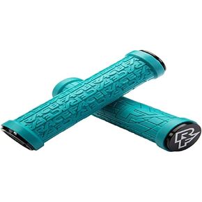 RaceFace Lock-On Grippler Grips, Turquoise, 33mm