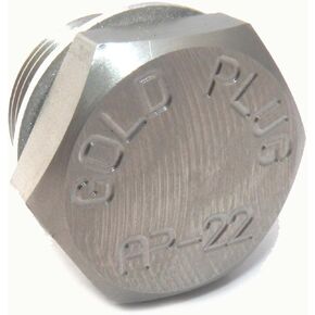22mm Stainless Steel Magnetic Drain Plug AP-22 - Made in Montana, USA, uses Extra washers SW-22