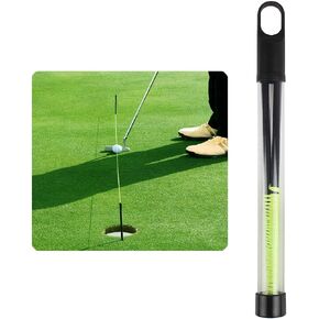 Andux Golf Training Aid Golf Putting String with Pegs Golf Putting Guide Line LXXLQ-01