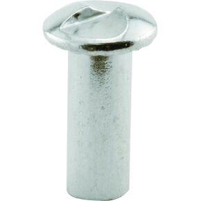Prime-Line MP17051 One-Way Barrel Nut, #10-24 x 5/8 In., Steel Construction, Chrome (25 Pack)