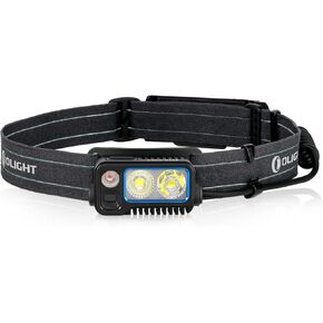 OLIGHT Array 2 Pro 1500 Lumens Headlamp with Red Light Option, Powered by USB-C Rechargeable LED Headlight with Motion Sensor for Outdoors, Camping, Running, Working (Black)