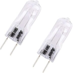 Podoy WB08X10051 WB08X10057 Microwave Oven Light Bulb Compatible with GE Profile (Pack of 2) 130V 50W Halogen Light Bulb Lamp