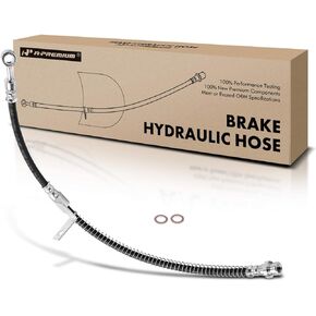 A-Premium Front Passenger Brake Hydraulic Hose Compatible with Select Select Hyundai Models - Tiburon 2003 2004 2005 2006 2007 2008 - Replace# 587322C100