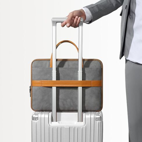 Laptop Sleeve Case, 15 15.6 16 inch TSA Laptop Sleeve Water Resistant with 3-layer Protection, Computer Carrying Bag Compatible with MacBook, HP, Dell, Acer, Asus Notebook in Saudi Arabia