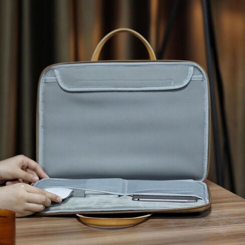Laptop Sleeve Case, 15 15.6 16 inch TSA Laptop Sleeve Water Resistant with 3-layer Protection, Computer Carrying Bag Compatible with MacBook, HP, Dell, Acer, Asus Notebook in Saudi Arabia