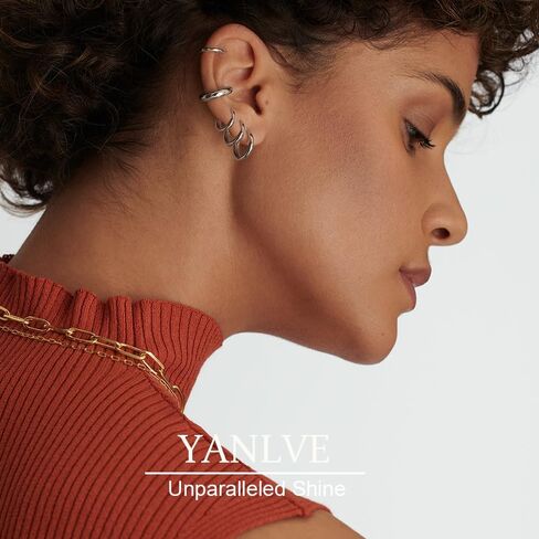 Small Gold Hoop Earrings Set of 3 Pair Plated 14K Real Gold Hoops Earrings for Women Hypoallergenic Gold Huggie Hoop Earrings Mini Tiny Non Tarnish Stack Cartilage Gold Hoop Earrings in Saudi Arabia