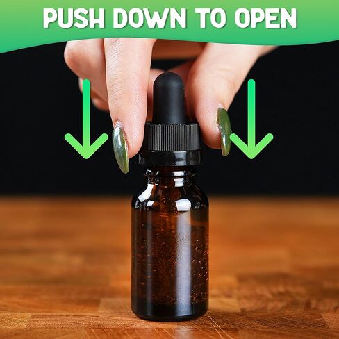 عدد 12 زجاجات صبغة زجاجية كهرمانية فارغة سعة 5 أونصة مع قطارة - زجاجة زجاجية سعة 15 مل مع قطارة - زجاجات صغيرة ممتازة للسوائل مثالية كقطرات للزيوت وكزجاجة قطارة للعين in Kuwait