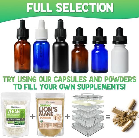 عدد 12 زجاجات صبغة زجاجية كهرمانية فارغة سعة 5 أونصة مع قطارة - زجاجة زجاجية سعة 15 مل مع قطارة - زجاجات صغيرة ممتازة للسوائل مثالية كقطرات للزيوت وكزجاجة قطارة للعين in Kuwait