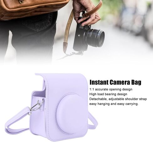 Dpofirs Mini Camera Protective Case For Fujifilm Instax, Instant Camera Case With Adjustable Shoulder Strap, Cute Camera Case For Mini 12 Camera (Dreamy ) in Saudi Arabia