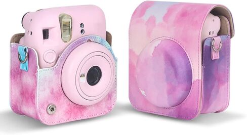 Dpofirs Mini Camera Protective Case For Fujifilm Instax, Instant Camera Case With Adjustable Shoulder Strap, Cute Camera Case For Mini 12 Camera (Dreamy ) in Saudi Arabia
