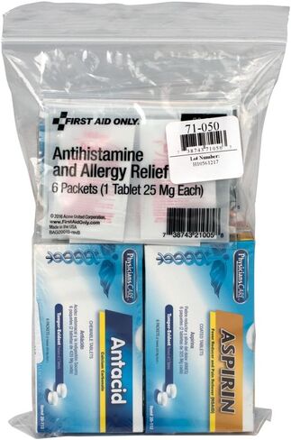 Pac-Kit 71-050 78 Piece First Aid Triage Pack Quick Convenient Medication Kit in Saudi Arabia