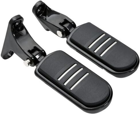 Passenger Mini Footboard Mounting Kit Passenger Footpegs Link Kit Foot Rest Peg Mount Kit for Harley Touring Road King Electra Glide Street Glide (Black) in Saudi Arabia