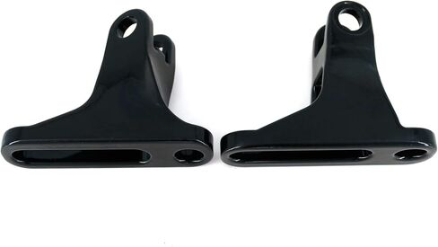 Passenger Mini Footboard Mounting Kit Passenger Footpegs Link Kit Foot Rest Peg Mount Kit for Harley Touring Road King Electra Glide Street Glide (Black) in Saudi Arabia