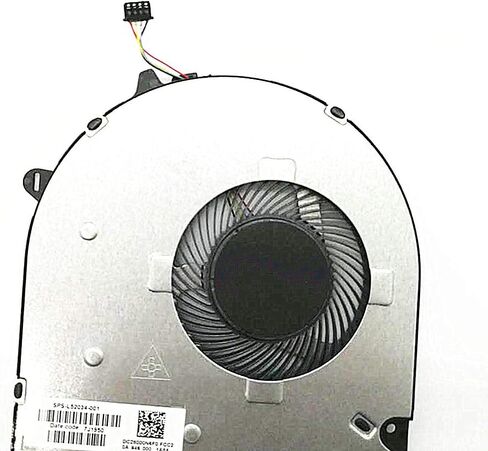 استبدال مروحة تبريد وحدة المعالجة المركزية الجديدة لـ HP Pavilion 15-DU 15-DW 15-GW 15S-DU 15S-GU 15S-GY 15S-GR 15-DW0043DX 15s-du0096tu 15s-du0002TX 255 G8 250 G8 250 G9 TPN-C151 Series L52034- 001 FLG0 مروحة in Saudi Arabia