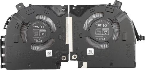 استبدال مروحة تبريد وحدة المعالجة المركزية الجديدة للكمبيوتر المحمول Dell Alienware X15 R1 X15 R2 RTX30 Series 082VD4 0V0G61 DFS5K22305283T FND3 DFS5K22115371S FND2 ND85C42-21F16 ND85C43-21F17 DC5V 0.5A Fan in Saudi Arabia