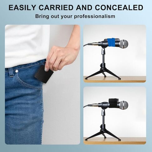 Wireless Interview Microphone Elasticsleeve - Compatible with DJI Mic, Rode Wireless Go/Go II/PRO, Recorders and Handheld Microphone Cover, Ideal Accessory for Wedding Photographers in Saudi Arabia