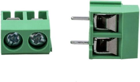 20 قطعة 2-Pin برغي محطة كتلة موصل 5 مللي متر لوحة الملعب PCB جبل لتقوم بها بنفسك 10A 250 فولت in Kuwait