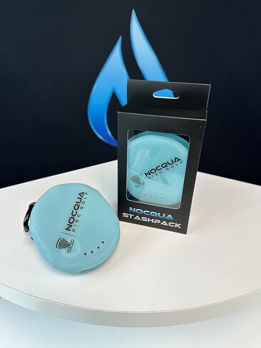 غطاء باور بانك وStashpack بقدرة 10,000 مللي أمبير في الساعة، شاحن محمول متوافق مع الهواتف الذكية والأجهزة اللوحية وأجهزة iPad والأجهزة، طاقة أيونات الليثيوم مع ضوء LED، للرياضة والخارج، قرص جولف آيس جلو in Saudi Arabia