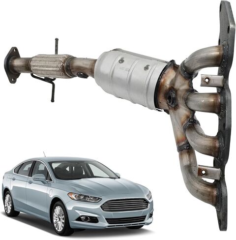 المحول الحفاز يناسب فورد فيوجن 2013 2014 2015 2016 2017 2018 2019 2020 2.5L استبدال #327-10082 327-10009 327-2275 GG9Z5G232A JV6Z5G232A in Kuwait