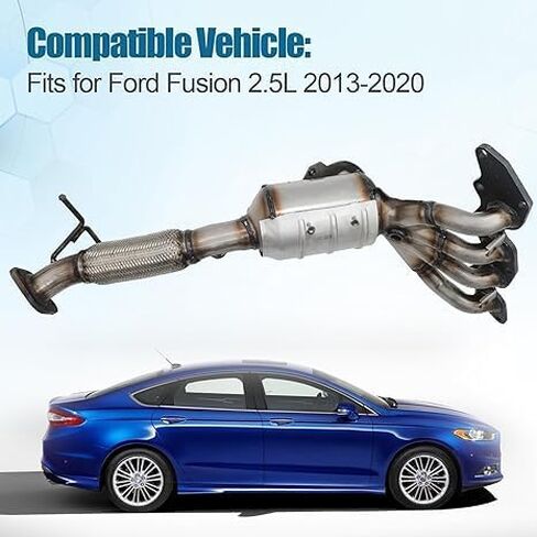 المحول الحفاز يناسب فورد فيوجن 2013 2014 2015 2016 2017 2018 2019 2020 2.5L استبدال #327-10082 327-10009 327-2275 GG9Z5G232A JV6Z5G232A in Kuwait