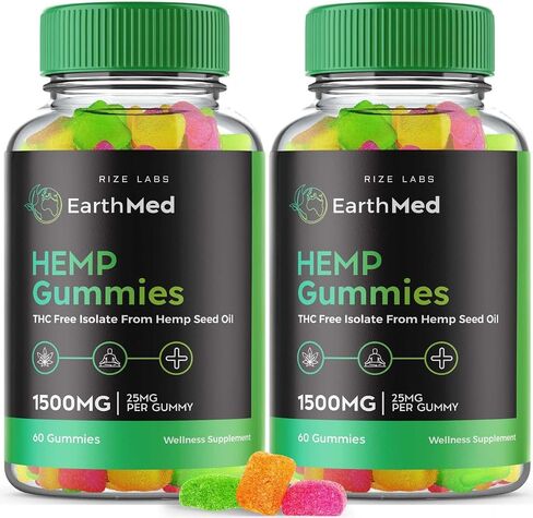 (3 Pack) EarthMed Gummies, EarthMed Gummies 300mg for Tinnitus Gout Blood Pressure, EarthMed Gummies for Men, Earth Med Gummies ME Stamina, Earth Med for Performance Endurance (180 Gummies) in Saudi Arabia