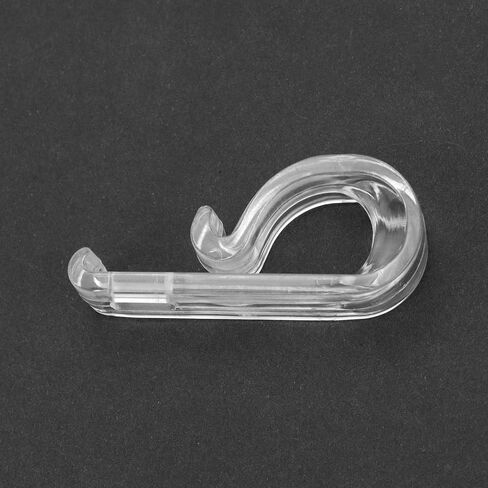 Plastic Modern Window Shade Roller Cord Guide Fixation Hook Clip for Blinds Clear P Clip Blind Cord Holder Fixation Hook Pack of 12 in Kuwait