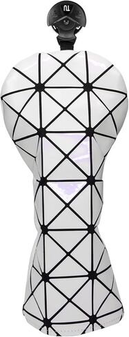 Golf Club Head Covers for Driver, Fairway Woods or Hybrid - Premium Leather Golf Driver Headcover, Fairway Wood Cover, Hybrid Headcover - Discolored or White in Saudi Arabia