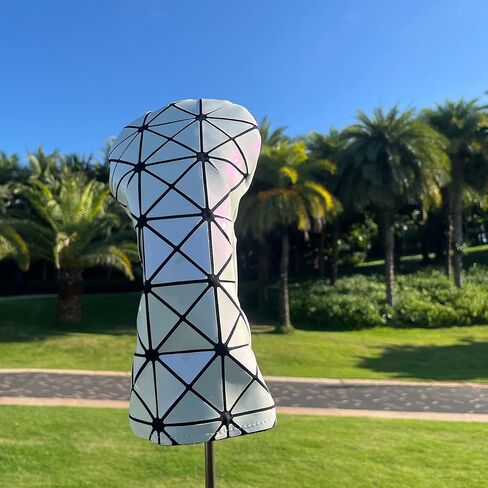 Golf Club Head Covers for Driver, Fairway Woods or Hybrid - Premium Leather Golf Driver Headcover, Fairway Wood Cover, Hybrid Headcover - Discolored or White in Saudi Arabia
