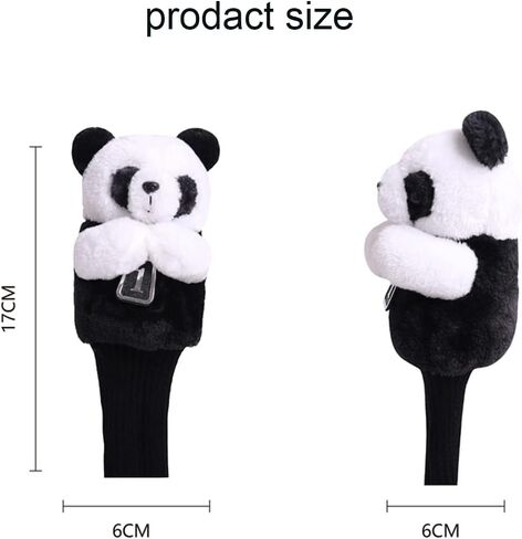 Panda Golf Driver Headcover 460CC Golf Club Head Cover Golf Driver Cover Made for Taylormade Titleist D2 D3 917 Callaway Epic Ping in Saudi Arabia