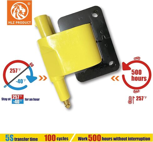 حزمة ملف الإشعال عالية الأداء UF97 متوافقة مع دودج رام 1500-3500 B150-B3500 جيب تي جيه داكوتا رامتشارجر جراند شيروكي كومانش رانجلر 2.2 2.5 3.9 4.0 L4 5.2 L6 V8 in Saudi Arabia