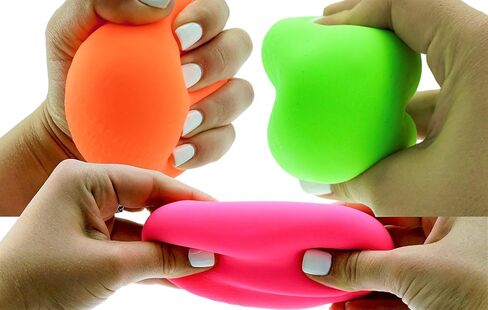 JA-RU Bop Ball & Soft Dough Stretchy Balls Stress Relief Toy (2 Packs) Soft Dough Stress Ball Pull and Stretch & Hand Ball Filled with Squishy Balls Anxiety Therapy Sensory Fidget Toy 401(1)-4786-(1)s in Saudi Arabia