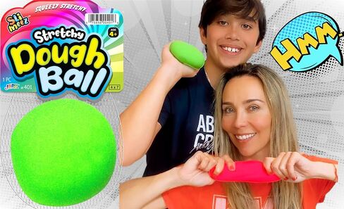 JA-RU Bop Ball & Soft Dough Stretchy Balls Stress Relief Toy (2 Packs) Soft Dough Stress Ball Pull and Stretch & Hand Ball Filled with Squishy Balls Anxiety Therapy Sensory Fidget Toy 401(1)-4786-(1)s in Saudi Arabia