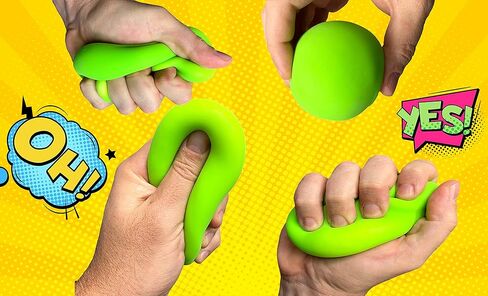 JA-RU Bop Ball & Soft Dough Stretchy Balls Stress Relief Toy (2 Packs) Soft Dough Stress Ball Pull and Stretch & Hand Ball Filled with Squishy Balls Anxiety Therapy Sensory Fidget Toy 401(1)-4786-(1)s in Saudi Arabia