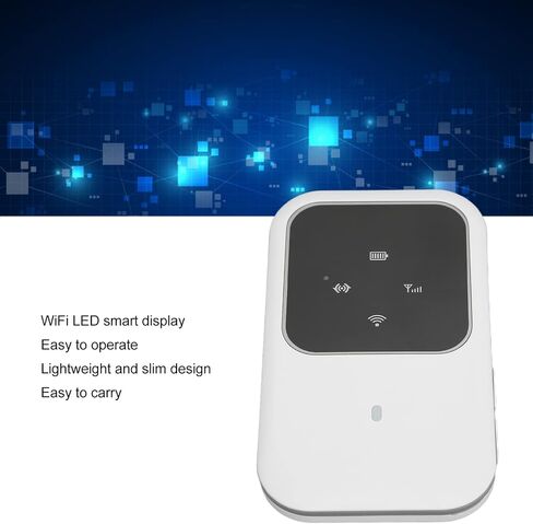 4G LTE WiFi Mobile Hotspot، 3G 4G LTE Mobile WiFi Mobile Router، جهاز نقطة اتصال WiFi غير مقفل يدعم 10 مستخدمين، راوتر WiFi محمول للأعمال الخارجية والسفر بالسيارة in Kuwait